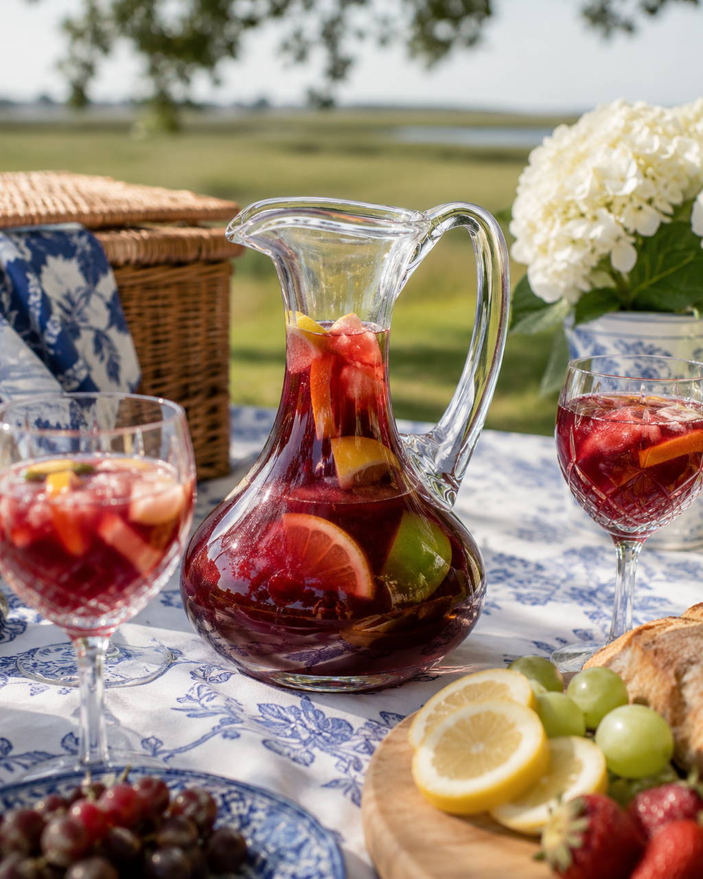 Vintage Glass Pitcher