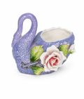German Capodimonte-Style Porcelain Swan