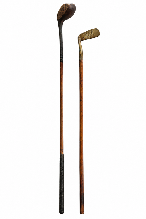 Antique Hickory-Shaft Golf Driver by Atkinson, Early 1900s