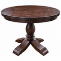 Round Distressed Dining Table