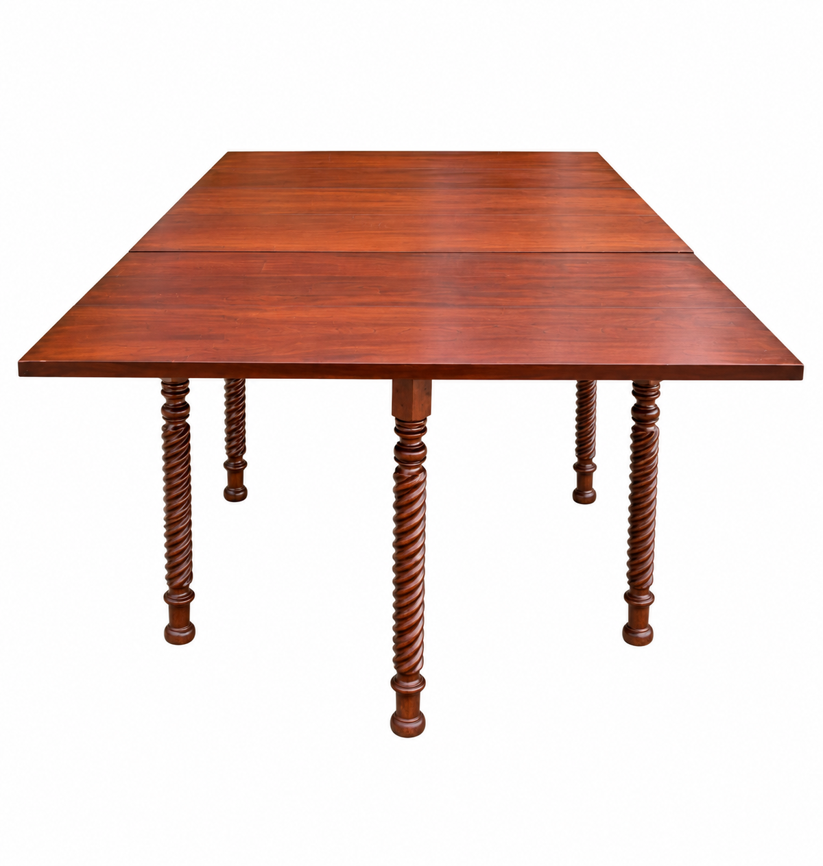 Mahogany Barley Twist Dining Table