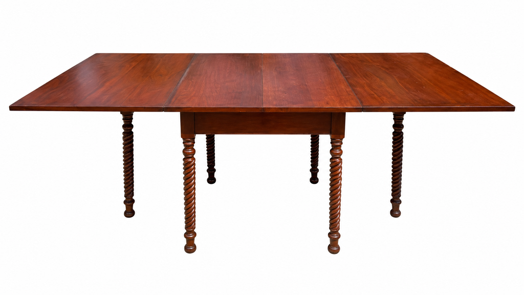 Mahogany Barley Twist Dining Table